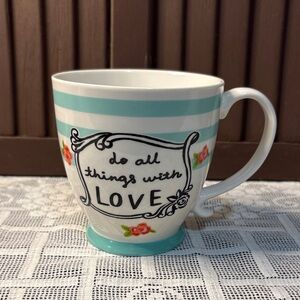 Clay Art Do All Things With Love Mug